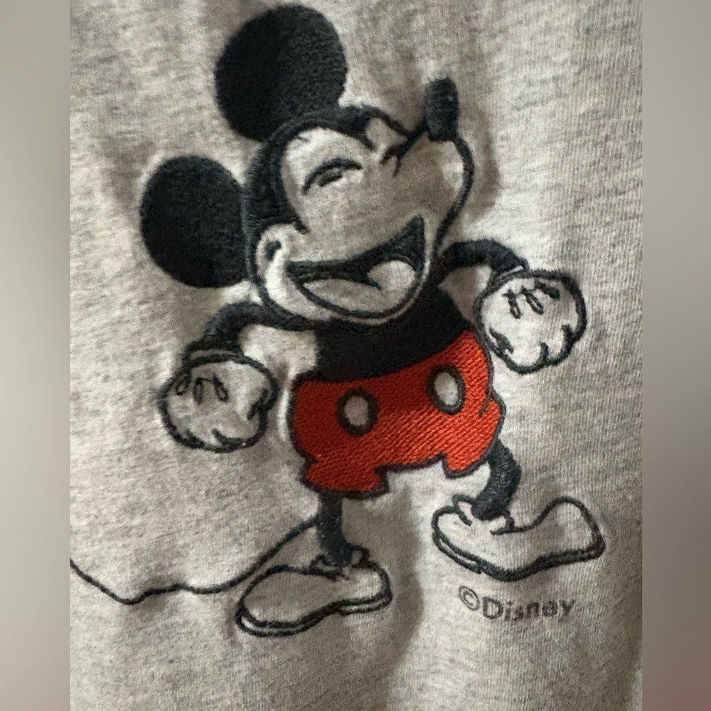 Disney x AE Mickey Mouse Oversized Men's L Embroidered Short Sleeve Tee Shirt - Picture 3 of 10